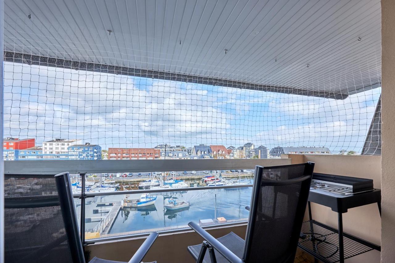 Le Tikahupo - Charmant Appt Vue Sur Le Port Courseulles-sur-Mer Esterno foto